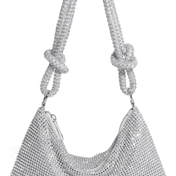 Rhinestone Purse for Women Evening Bag Glitter Sparkly Mini Handbags - Picture 1 of 9